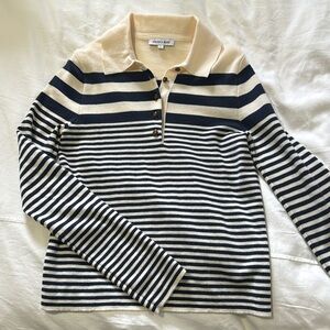 Veronica beard merino wool polo